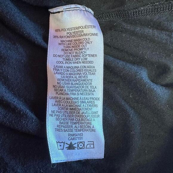 Calvin Klein Performance Tee Womens Size XL Black Workout Athletic Casual Gym - Picture 5 of 5